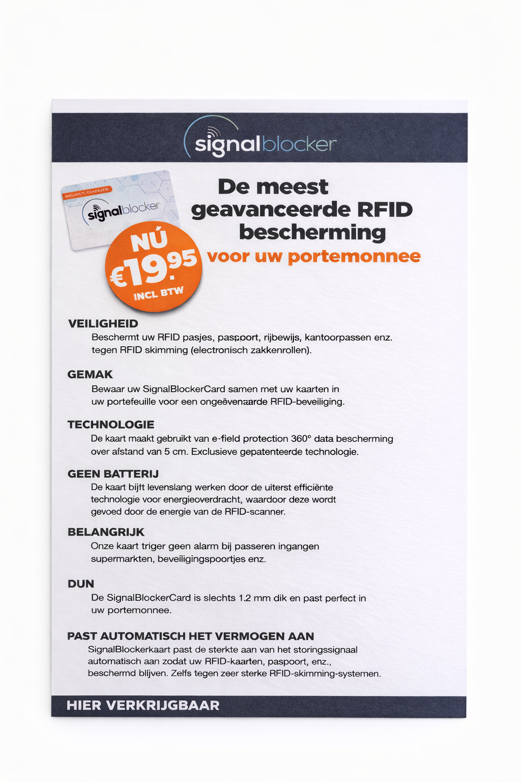 Bundeldeal - ideale bescherming | Signal Blocker RFID Blokkeerkaart + Autosleutel ID Beschermer