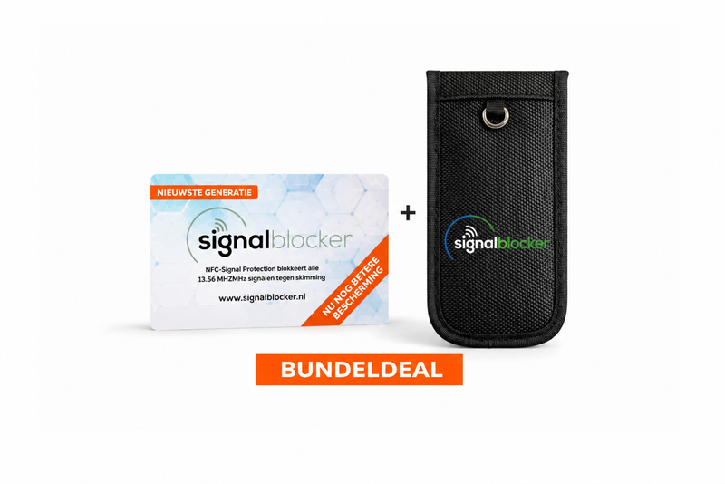 Bundeldeal - ideale bescherming | Signal Blocker RFID Blokkeerkaart + Autosleutel ID Beschermer