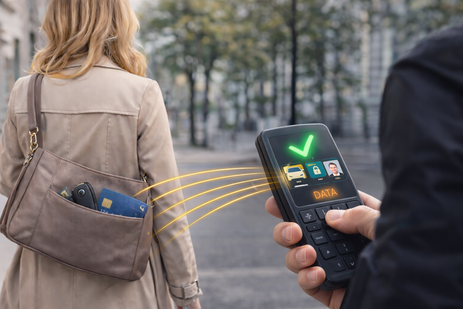 Bundeldeal - ideale bescherming | Signal Blocker RFID Blokkeerkaart + Autosleutel ID Beschermer