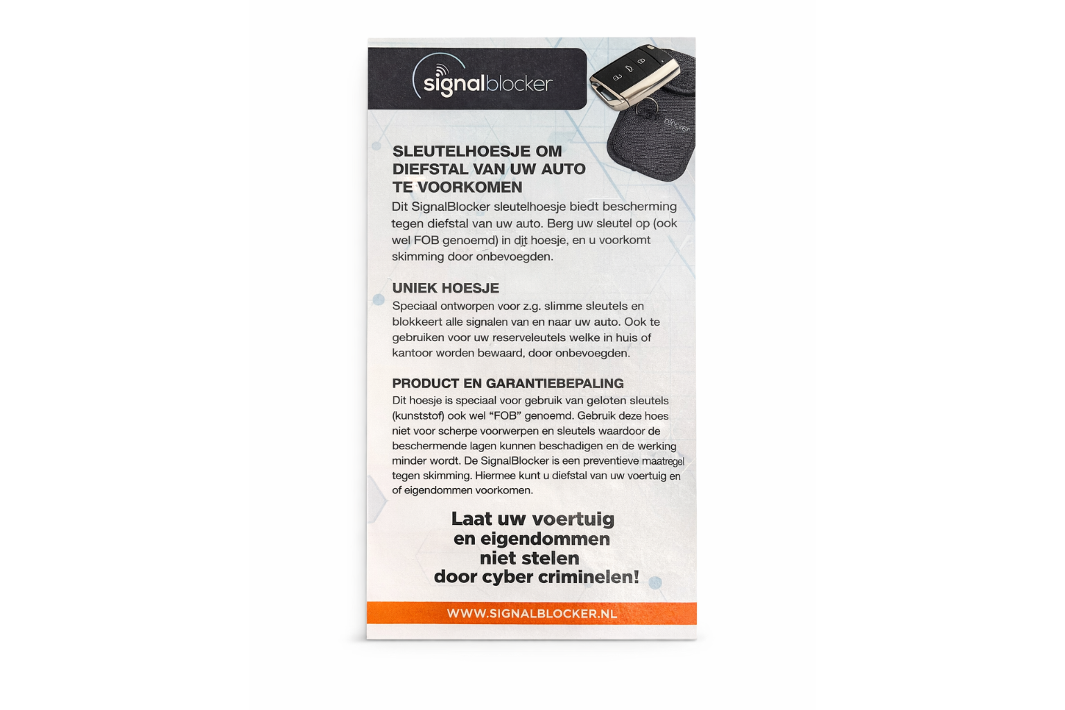 Bundeldeal - ideale bescherming | Signal Blocker RFID Blokkeerkaart + Autosleutel ID Beschermer