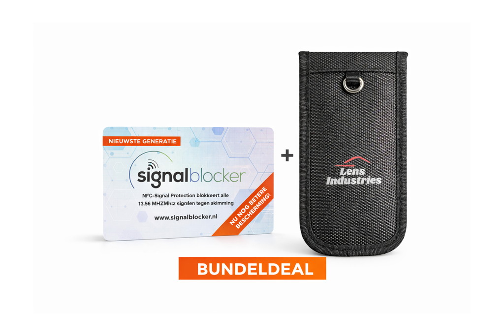 Bundeldeal - ideale bescherming | Signal Blocker RFID Blokkeerkaart + Autosleutel ID Beschermer